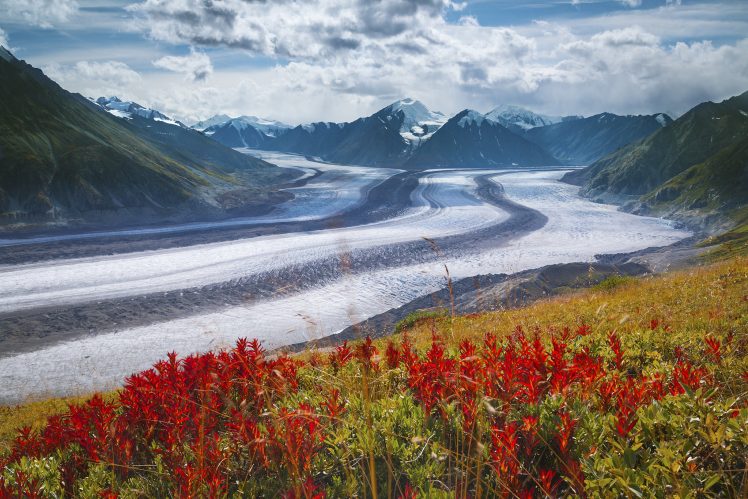 Kaskawulsh Glacier, Canada, Glaciers, Nature, Landscape HD Wallpaper Desktop Background