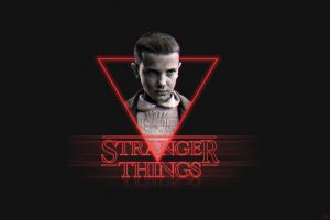 Stranger Things, Neon, 1980s, Typography, Photoshop, Digital art