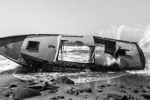 AK Photography, 500px, Monochrome, Wreck, Greece