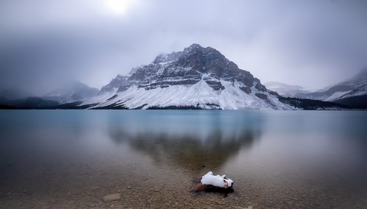 mountains, Nature, Water, Snow, Landscape HD Wallpaper Desktop Background