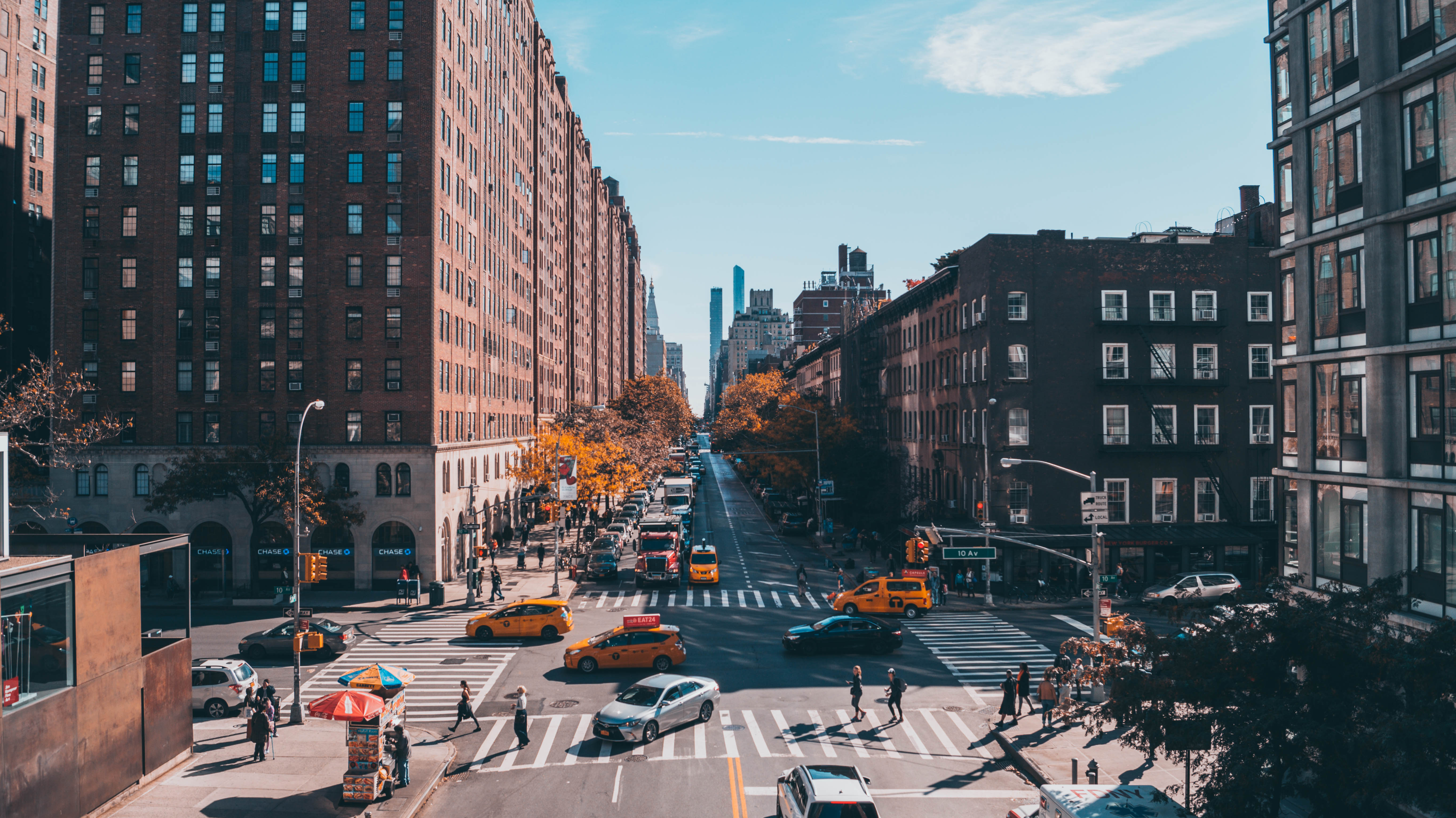 pedestrian, New York City, Street, Car, Taxi, Photography, City, Cityscape, Traffic Wallpaper