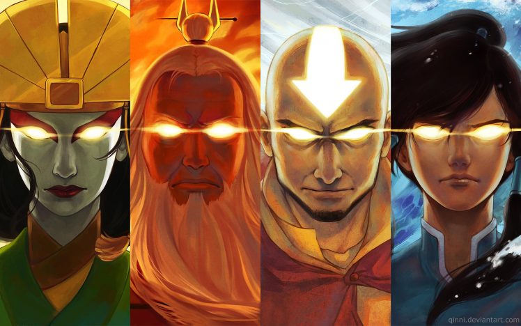 Avatar Kyoshi, Korra, Avatar: The Last Airbender, Aang, Artwork HD Wallpaper Desktop Background