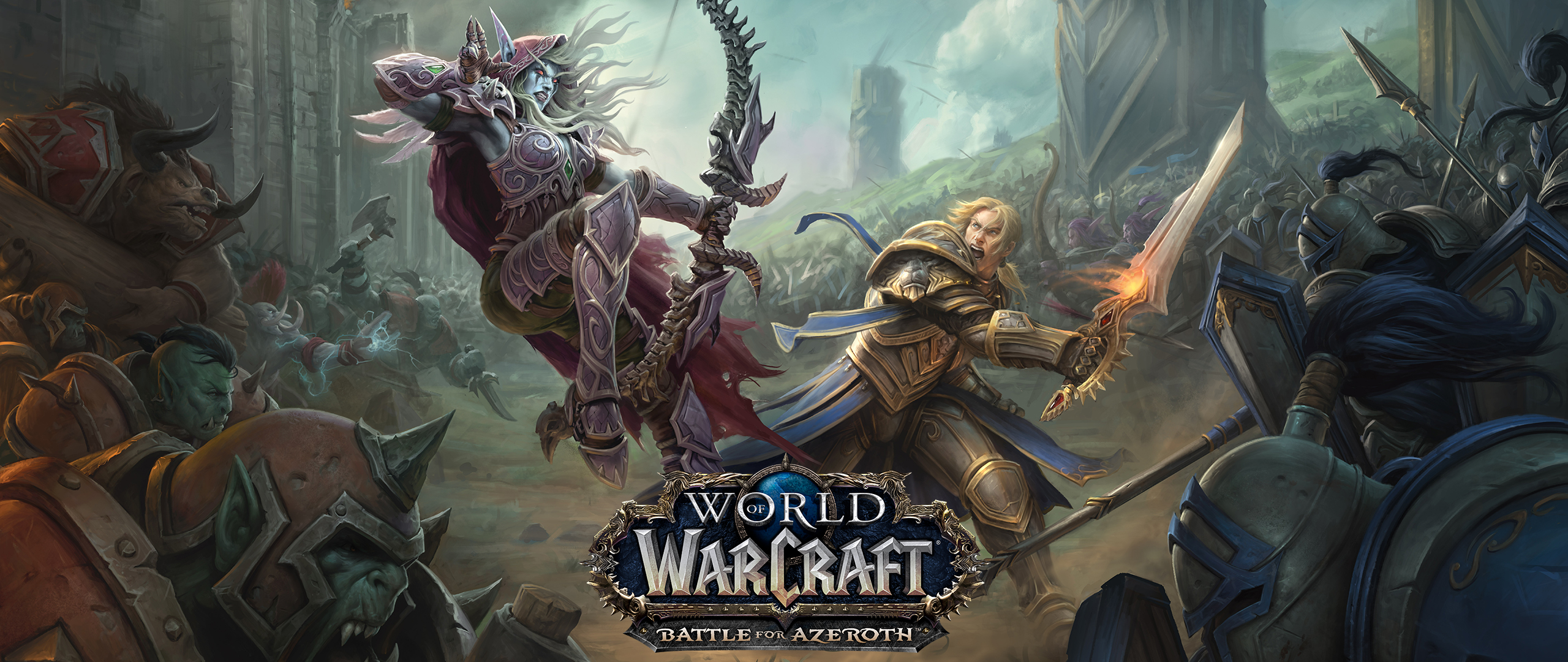 Sylvanas Windrunner, World of Warcraft, Anduin Rinn, World of Warcraft: Battle for Azeroth Wallpaper