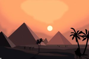 simple, Simplicity, Pyramid, Egypt, Vector, Vector graphics