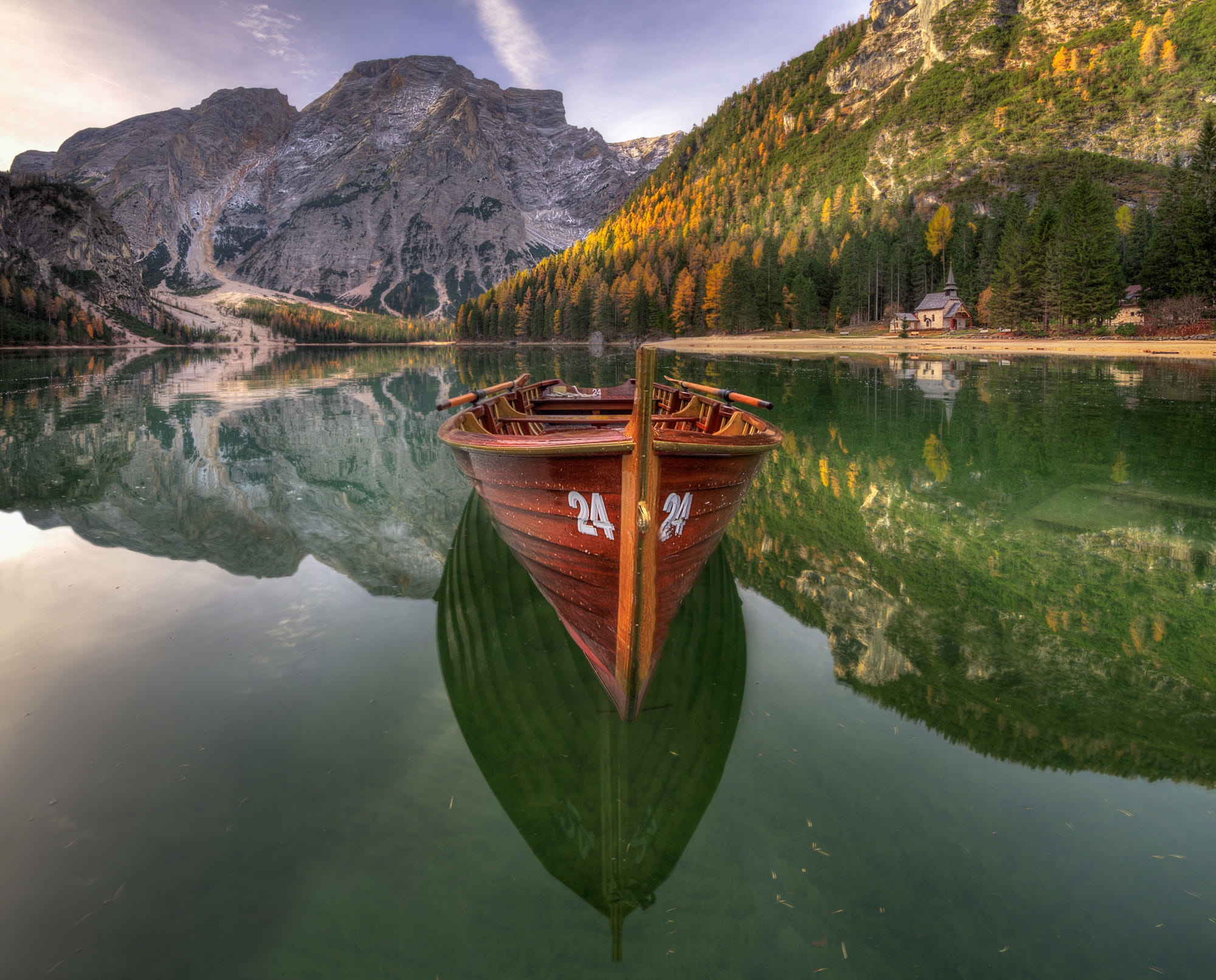 nature, Boat, Landscape Wallpaper