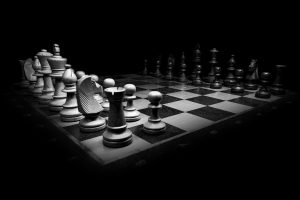 chess, Monochrome, Pawns, Board games