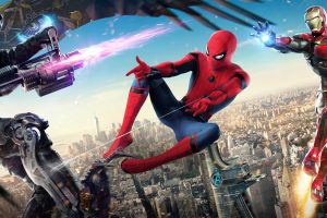 Spider Man: Homecoming (2017), Iron Man, Cityscape, Spider Man, Spider Man Homecoming (Movie)