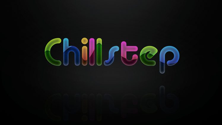 neon, Typography, Chillstep, Colorful, Digital art HD Wallpaper Desktop Background