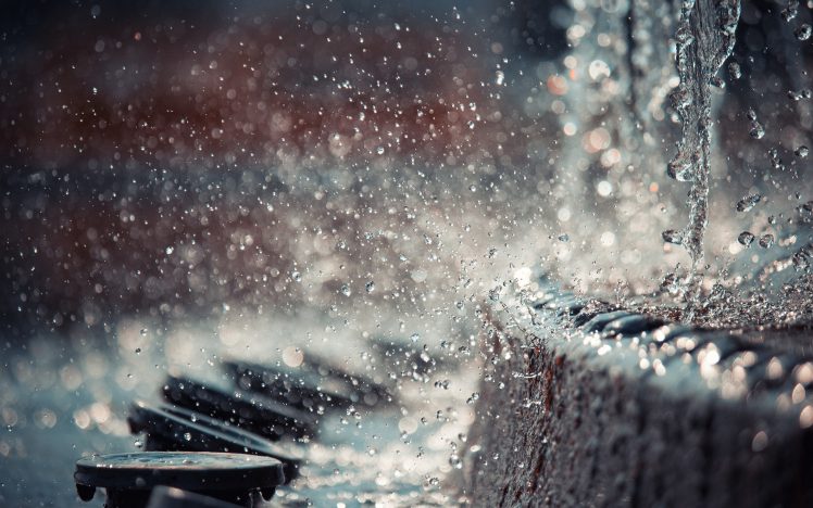 water, Macro, Water drops HD Wallpaper Desktop Background