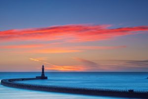 sky, Colorful, Sea, Lighthouse