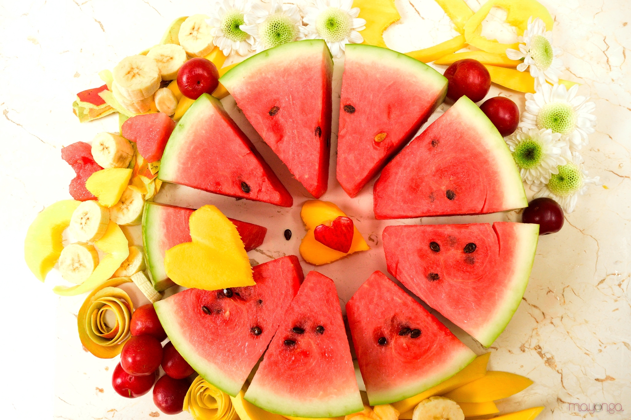 colorful, Food, Fruit, Melons Wallpaper
