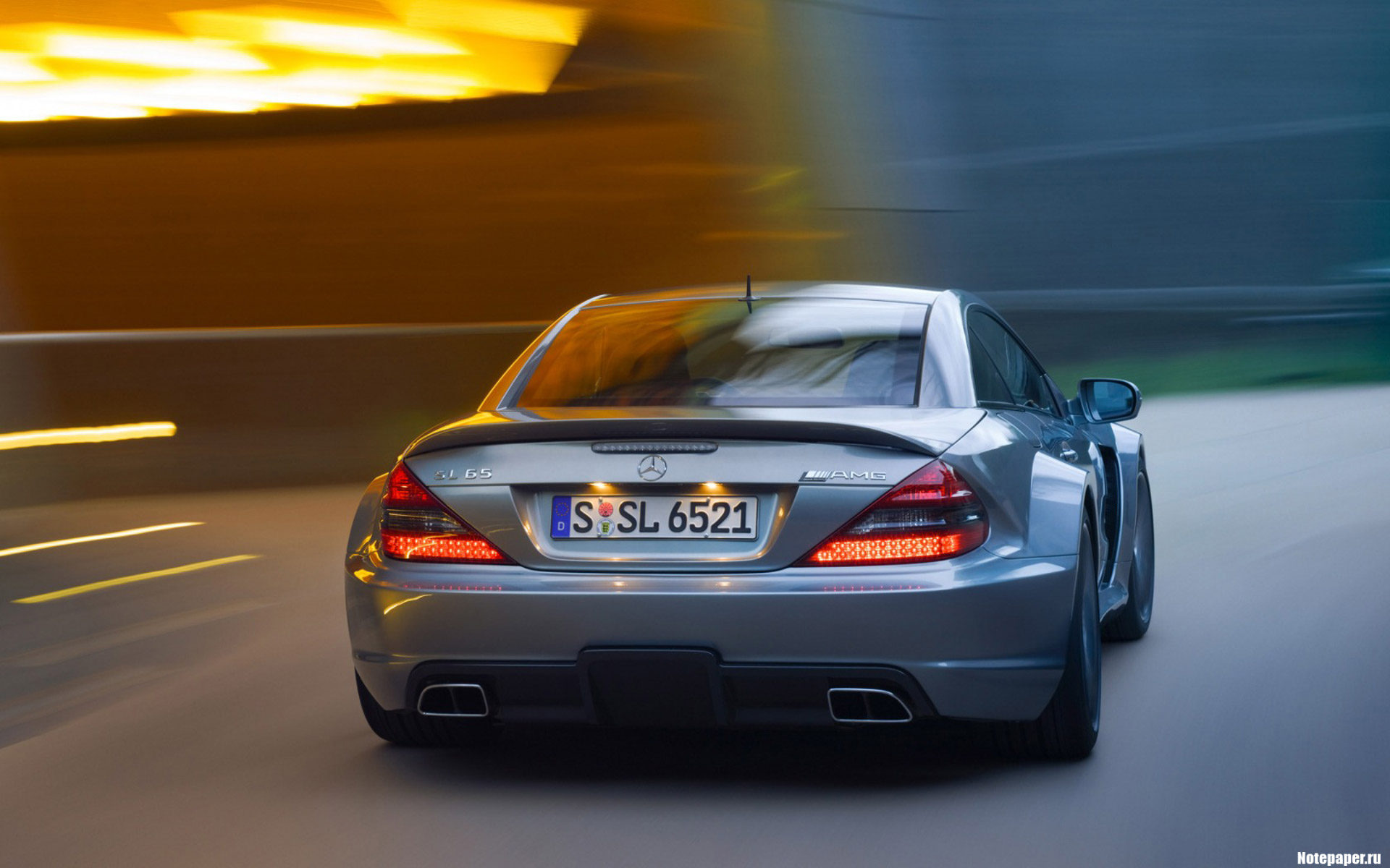 car, Motion blur, Mercedes Benz, Mercedes AMG, Mercedes Benz SL65 AMG Wallpaper