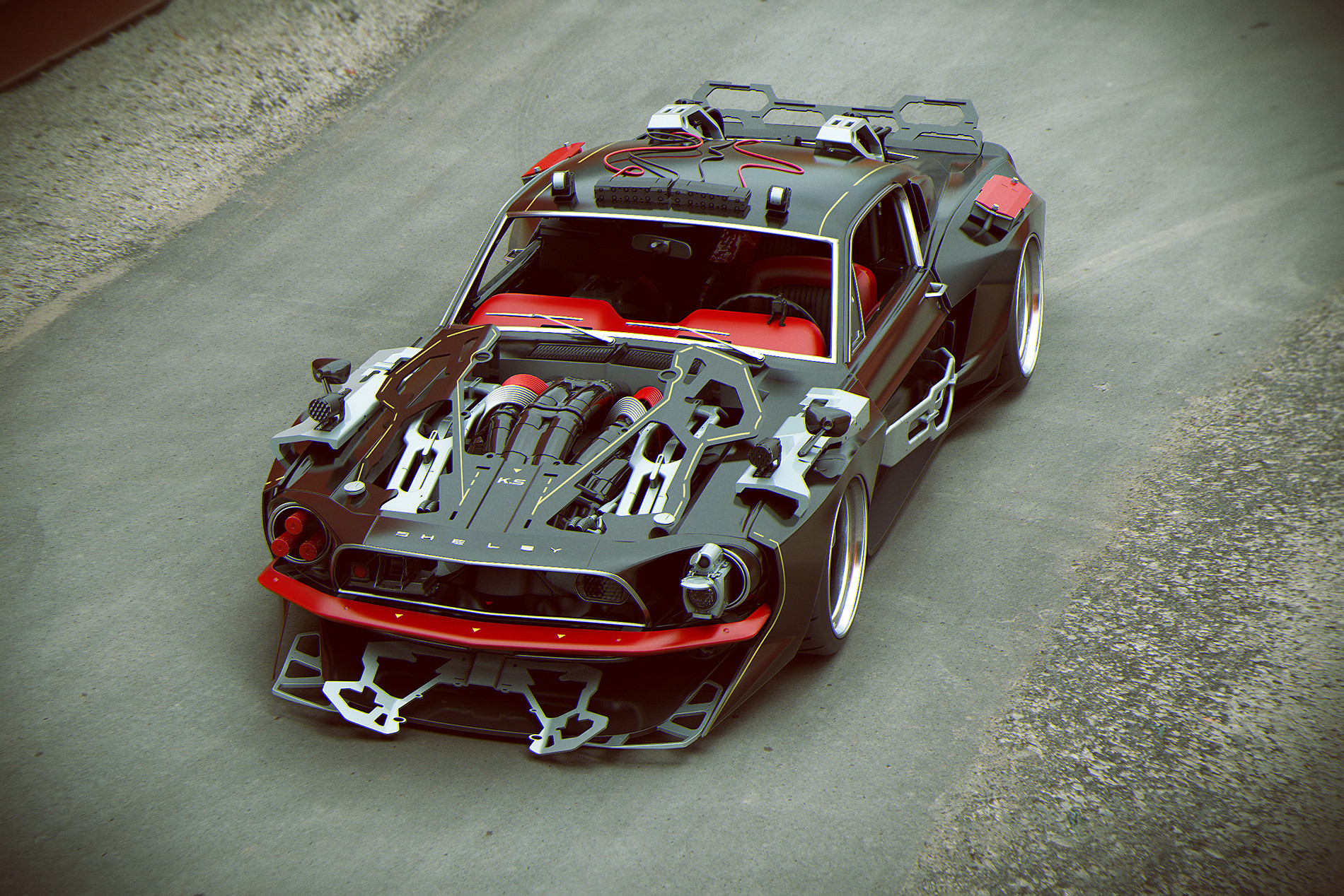 Khyzyl Saleem, Car, Machine, Shelby GT Wallpaper