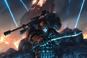 soldier, Knife, Military, Sniper rifle, Halo, Halo Reach