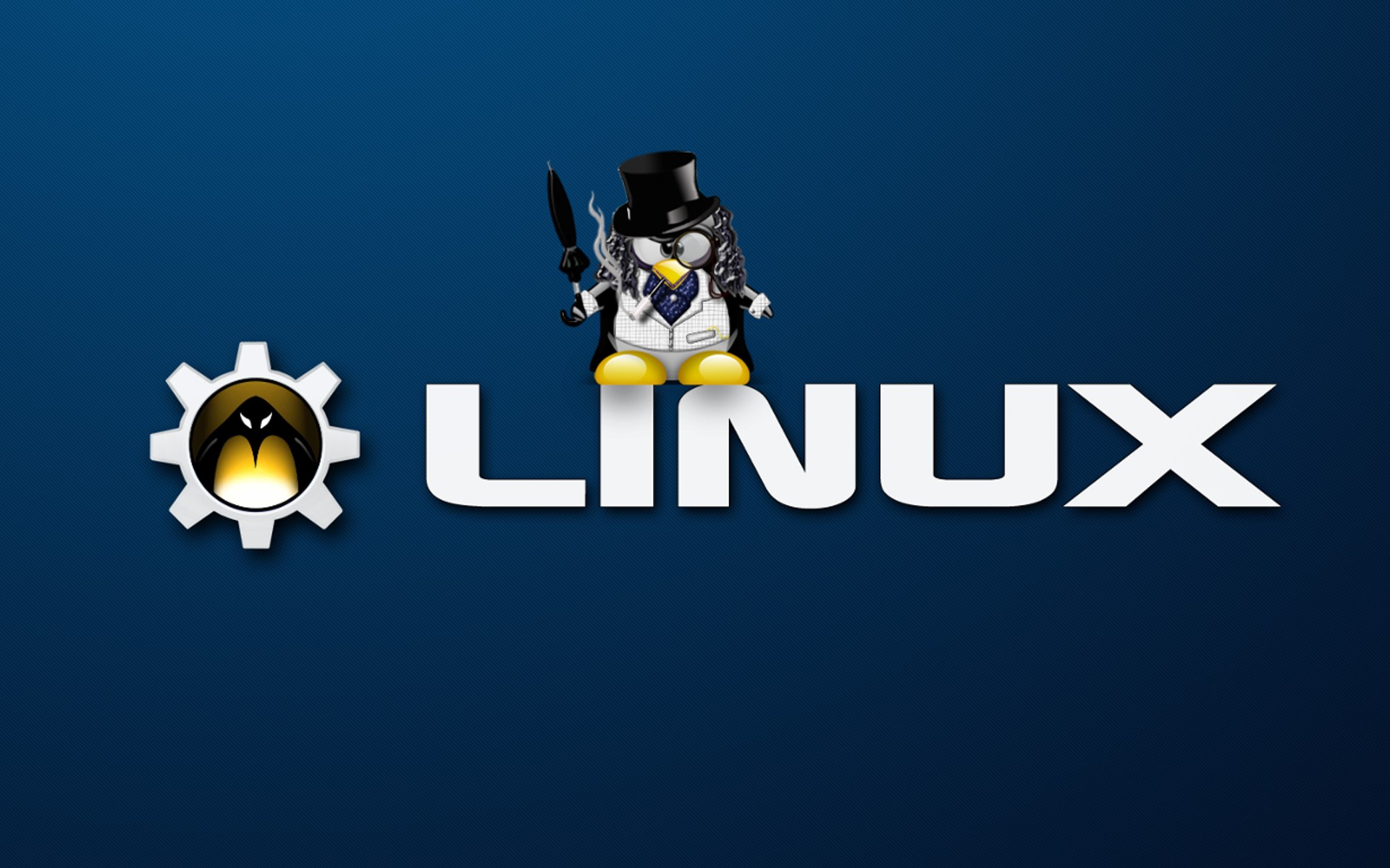 Tux, Linux, Penguins, Logo Wallpaper