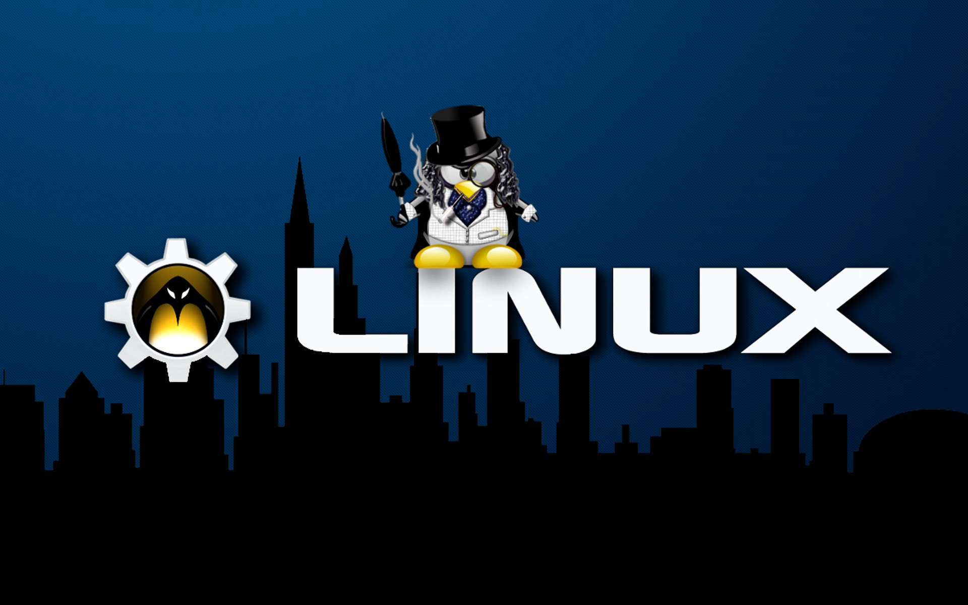 Tux, Linux, Penguins, Logo Wallpaper