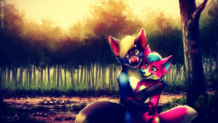 Couple Anthro Furry Wallpapers Hd Desktop And Mobile Backgrounds