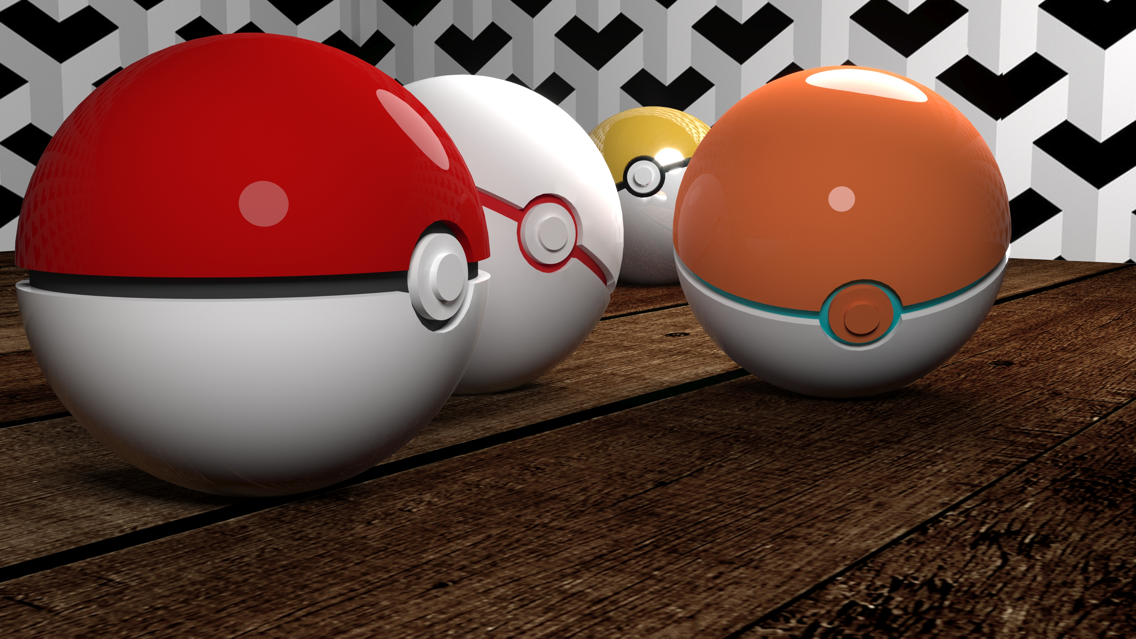 Pokémon, Pokéballs, Poké Balls, Pocket monster, Premier ball Wallpaper