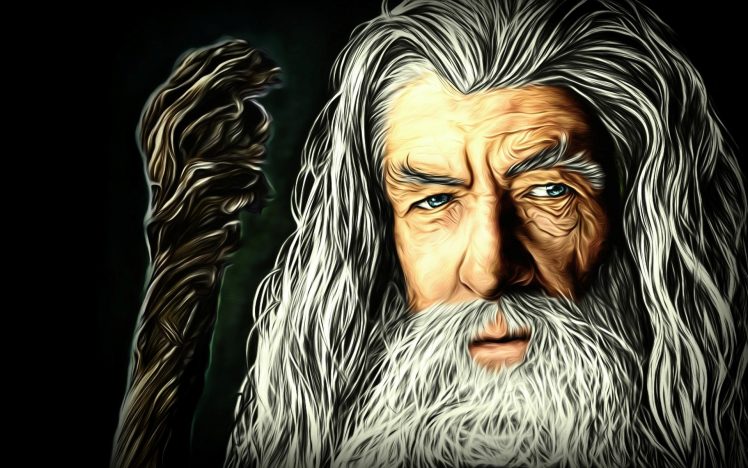 Gandalf, The Lord of the Rings, Artwork, Fan art HD Wallpaper Desktop Background