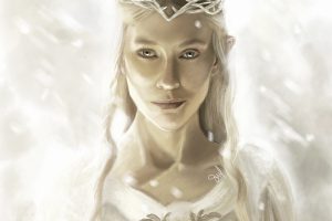 Galadriel, Elven, Fantasy girl, The Lord of the Rings, Artwork