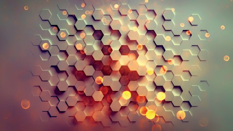 abstract, Geometry, Hexagon HD Wallpaper Desktop Background