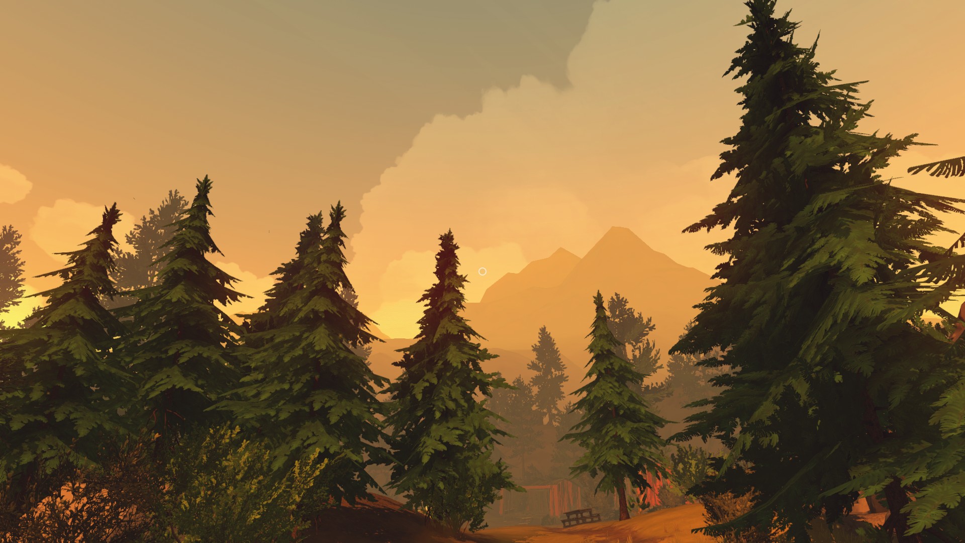 nature, Landscape, Trees, Forest, Firewatch, Video games Wallpaper