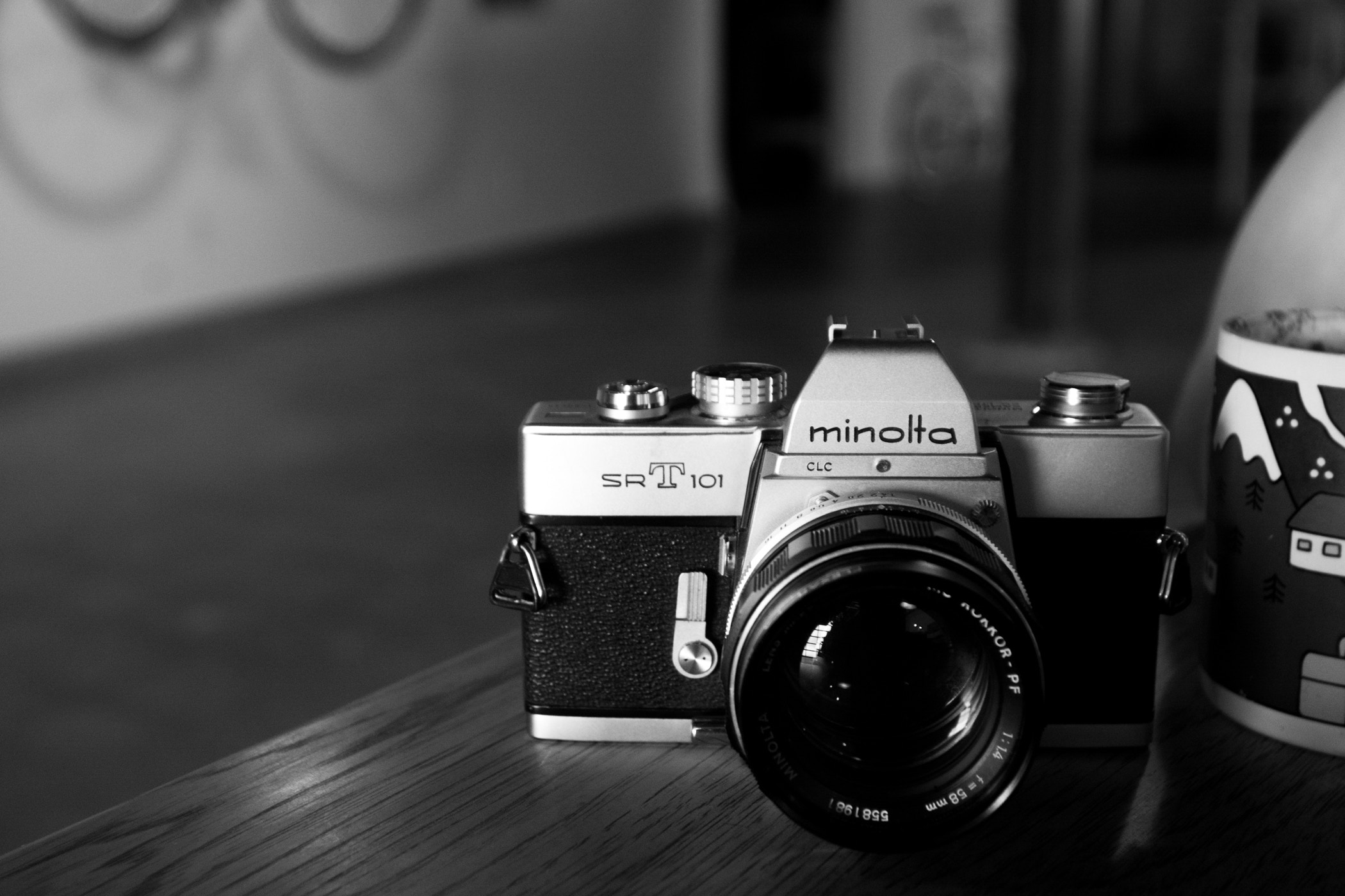 camera, Monochrome, Minimalism, Minolta Wallpaper