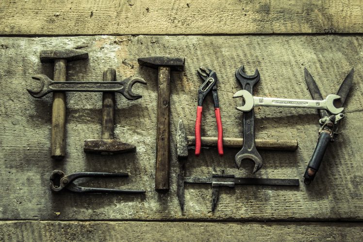 tools, Hammer, Wrench, Still life, Wood, Texture, Vintage, Grunge, Brown, Old HD Wallpaper Desktop Background