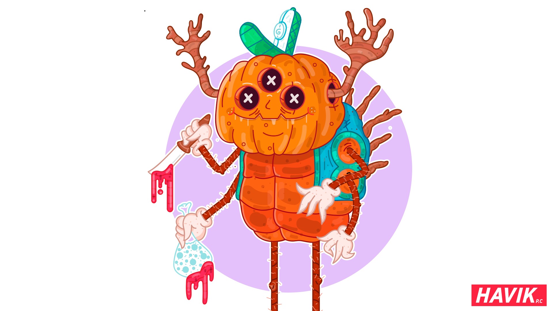 pumpkin, Halloween Wallpaper