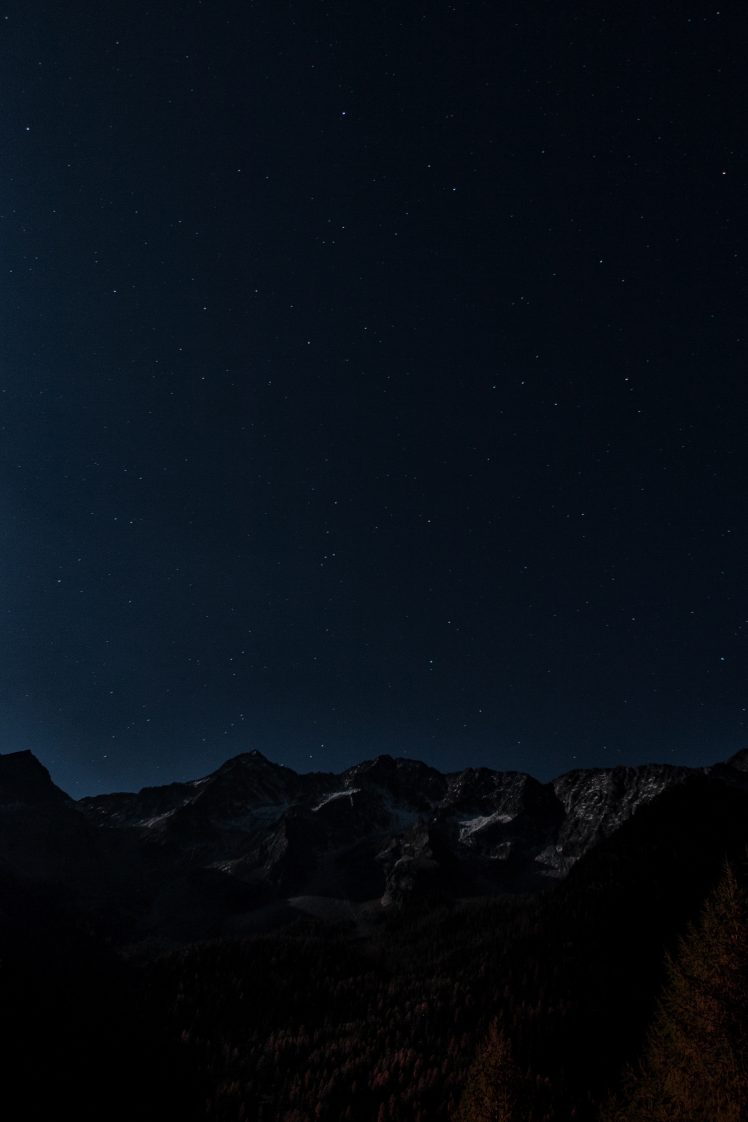 nature, Stars, Snow, Mountains HD Wallpaper Desktop Background