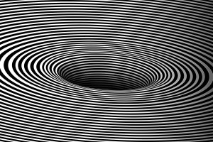optical illusion, Optical art, Black, White, Vector
