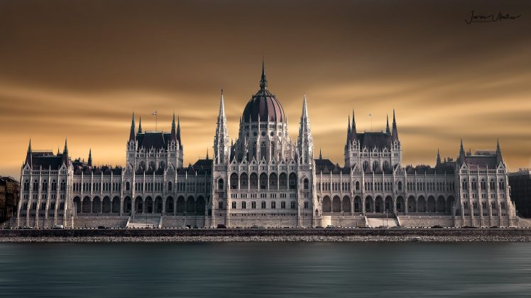 Javier Ullastres, Building, Budapest, Sky, Hungarian Parliament Building, Hungary HD Wallpaper Desktop Background