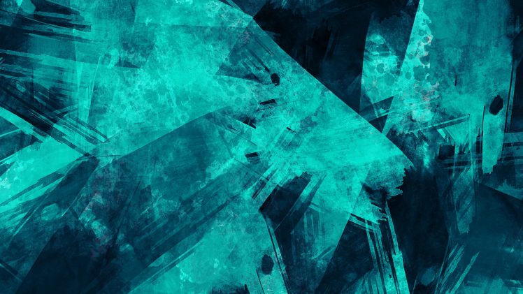 Digital Art Minimalism Abstract Geometry Blue Paint Splatter Grunge Wallpapers Hd Desktop And Mobile Backgrounds