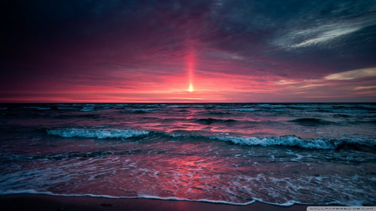 sunset, Sea, Sky HD Wallpaper Desktop Background