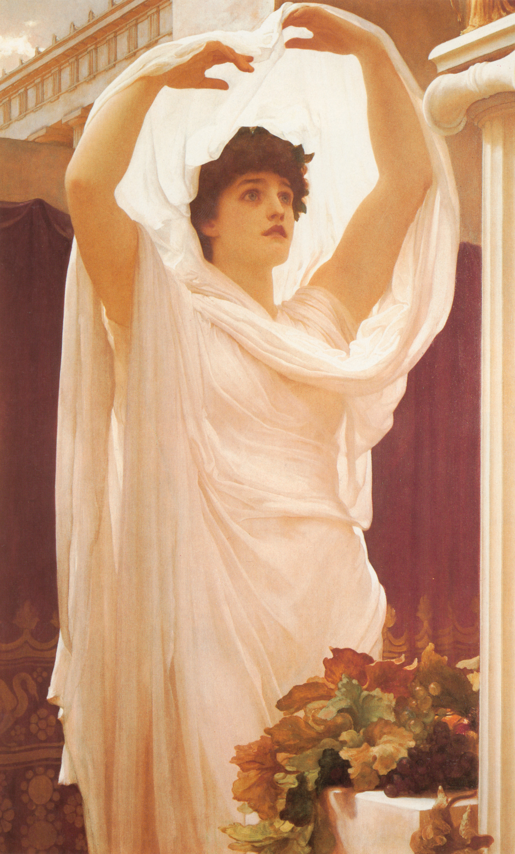 Frederic Leighton, Oil painting, Invocation Wallpaper