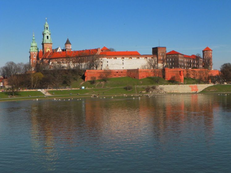 Polish, Wawel, Castle, Poland, Vistula, Wisła, Kraków HD Wallpaper Desktop Background