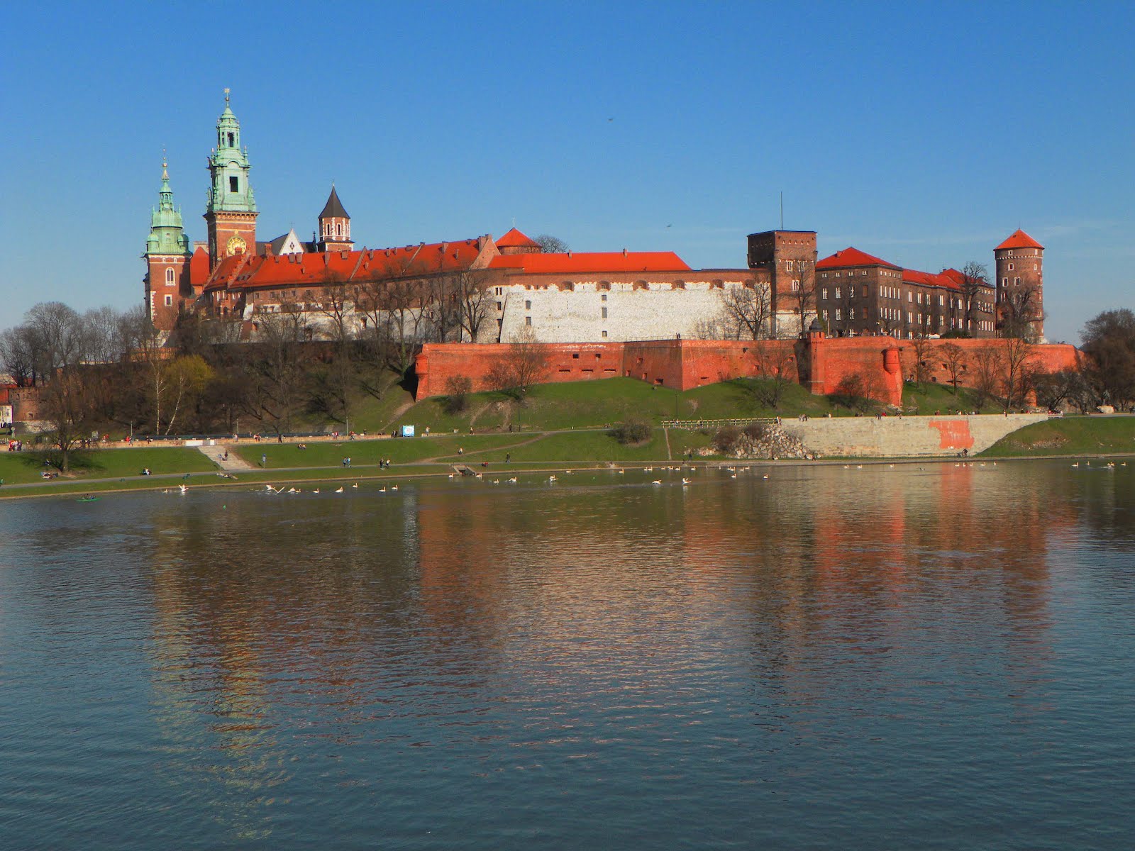 Polish, Wawel, Castle, Poland, Vistula, Wisła, Kraków Wallpaper