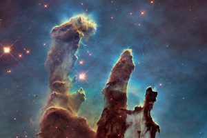 Pillars of Creation, Space, Stars, Nebula