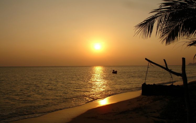 Thailand, Sunset, Beach, Landscape HD Wallpaper Desktop Background