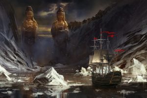Jude Smith, Artwork, Fantasy art, Sailing ship