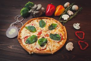 food, Vegetables, Pizza