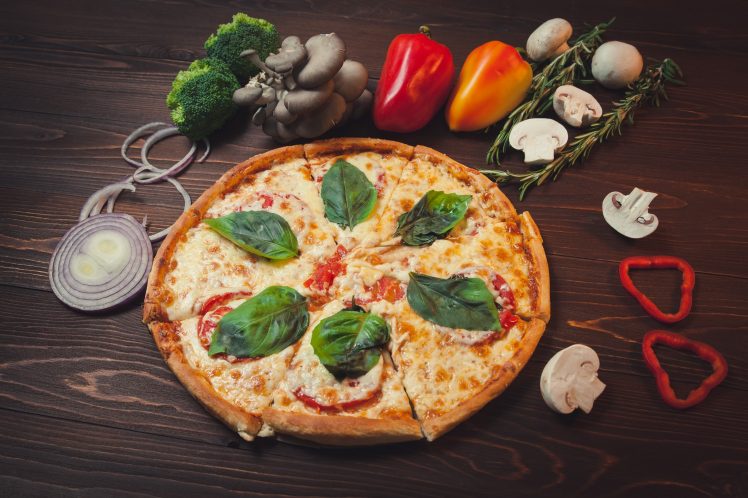 food, Vegetables, Pizza HD Wallpaper Desktop Background