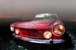 old, Rust, Red cars, Vehicle, Car