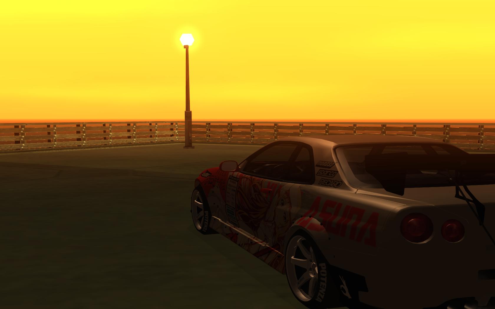 Nissan, Skyline, Skyline R34, Nissan Skyline GT R R34, GT R, Tuning, Cargame, Grand Theft Auto, San Andreas Wallpaper