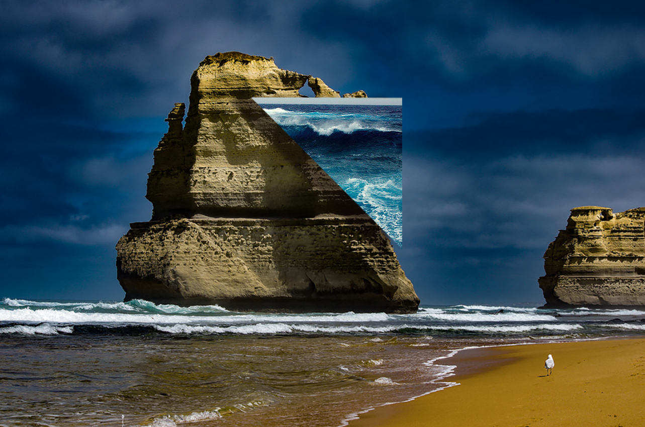 sea, Australia, Polyscape, Rock Wallpaper