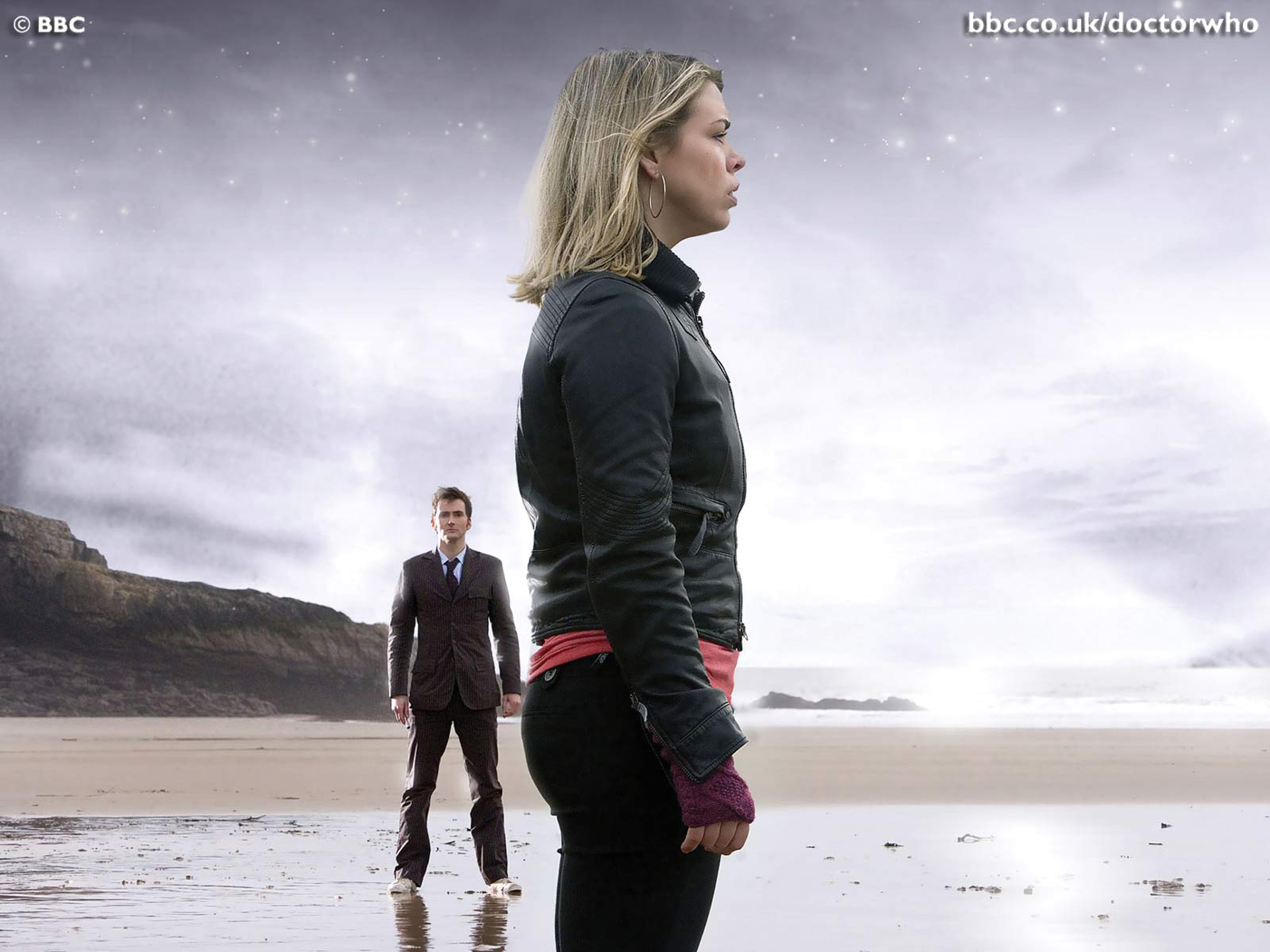 David Tennant, Billie Piper, Doctor Who Wallpaper