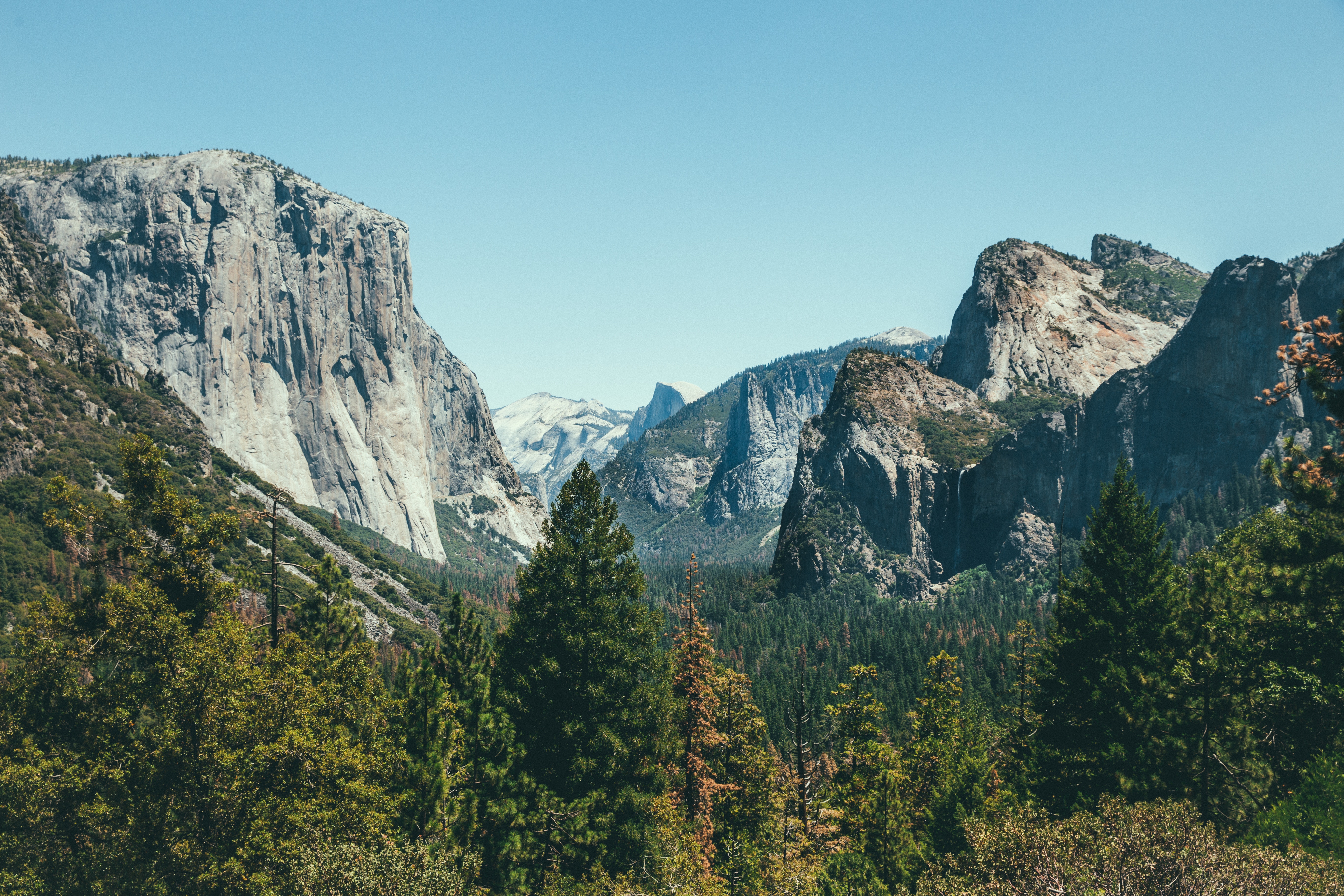 mountains, Forest, Trees, Landscape Wallpaper