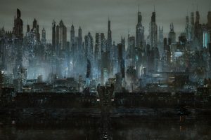 Dark City, Cyber city, Futuristic