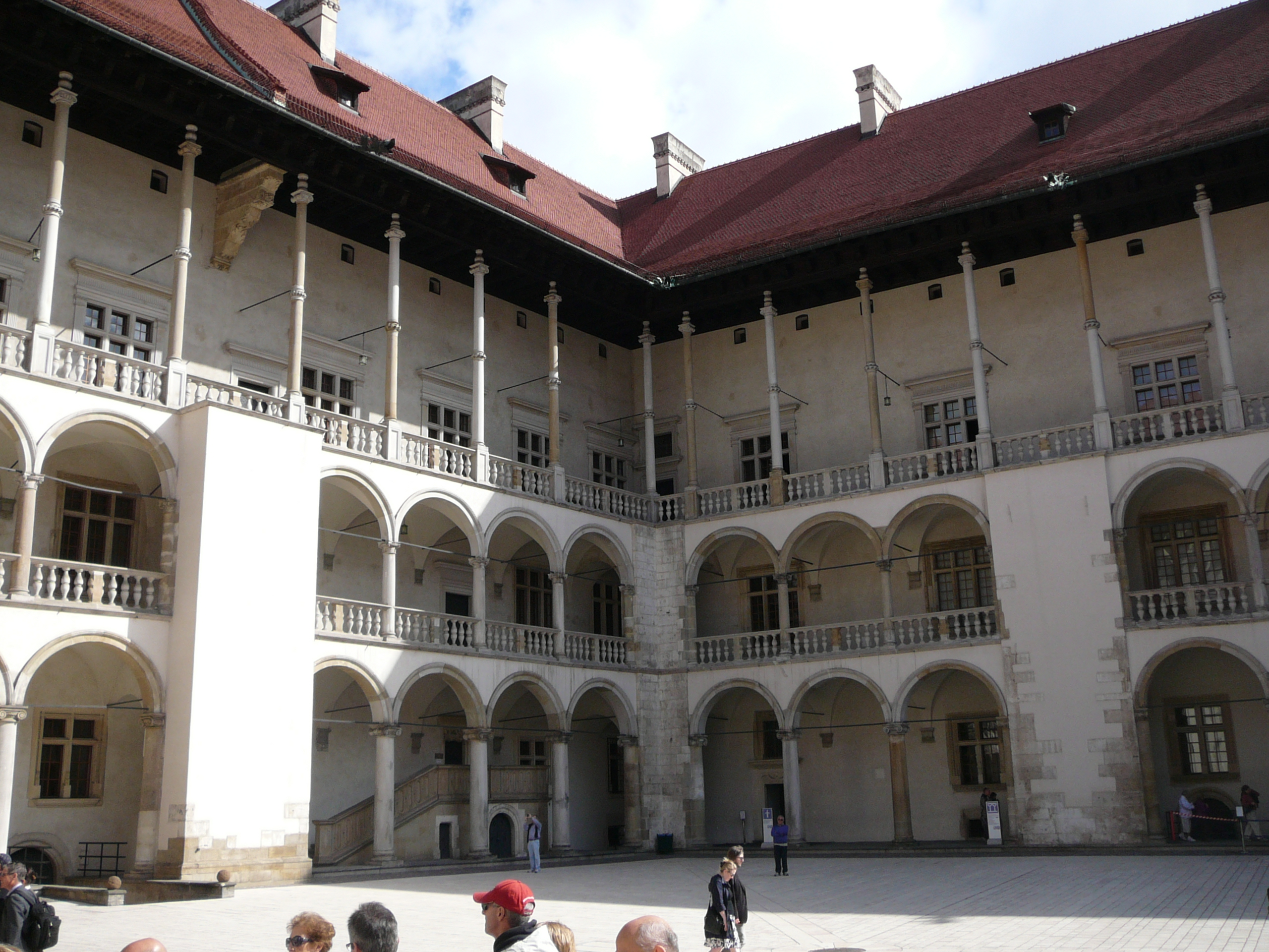 Polish, Wawel, Castle, Kraków, Courtyard, Poland Wallpaper