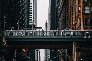 cityscape, Street, Train, Urban, Chicago
